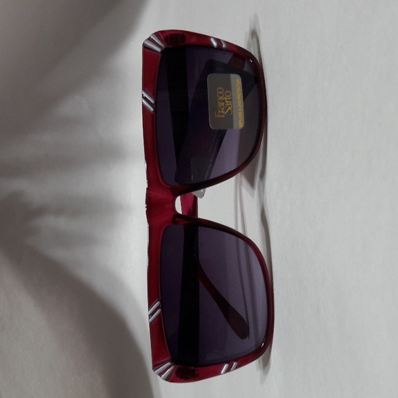 Franco Sarto Women New Sunglasses Maroon + White 100% UVA - UVB Protecti… - Picture 1 of 9